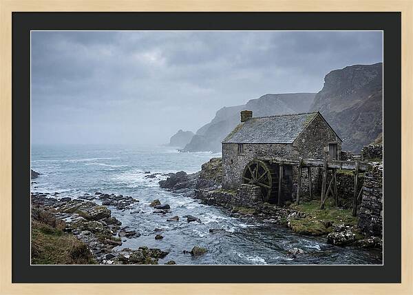 Coastal Watermill Serenity