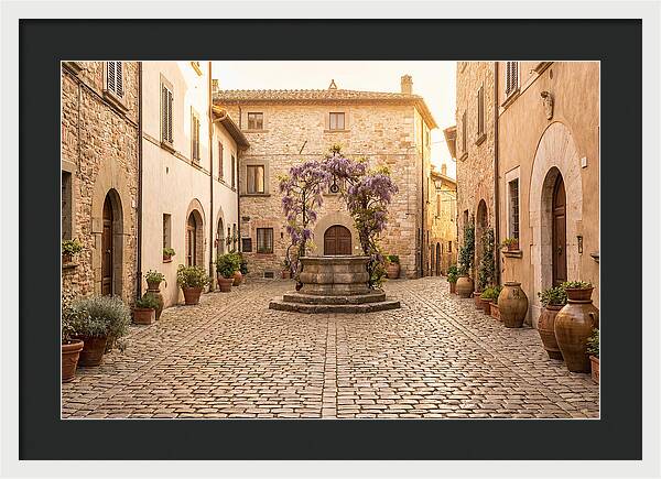 Cobbled Courtyard Serenity