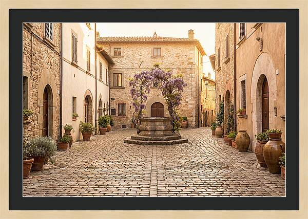 Cobbled Courtyard Serenity