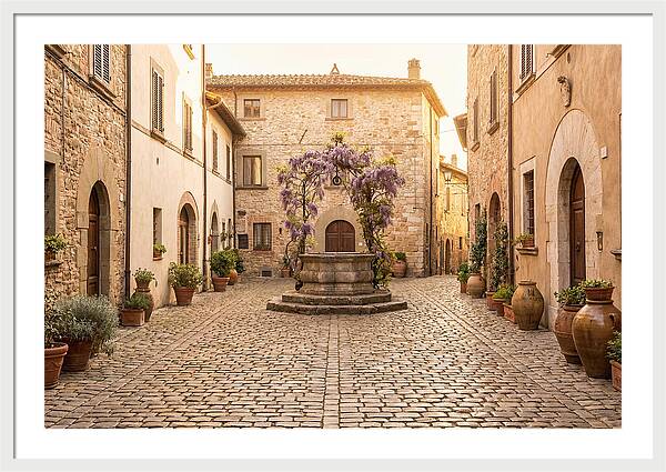 Cobbled Courtyard Serenity