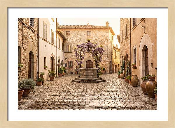 Cobbled Courtyard Serenity
