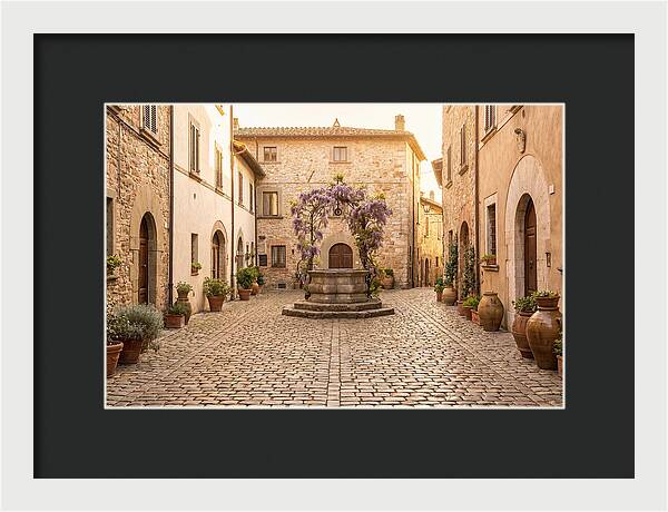 Cobbled Courtyard Serenity