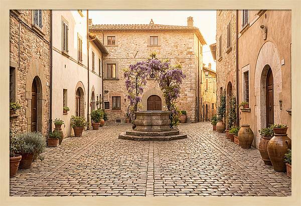 Cobbled Courtyard Serenity