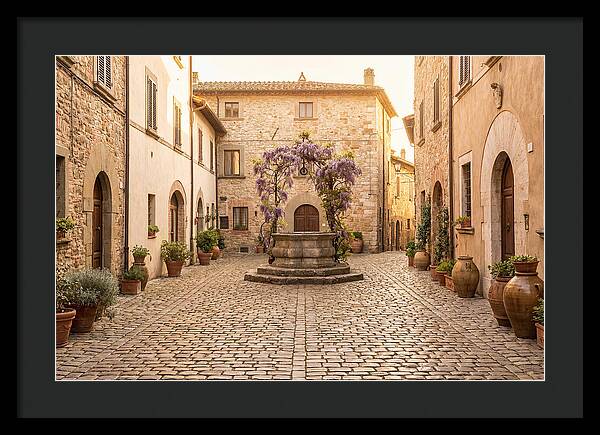 Cobbled Courtyard Serenity
