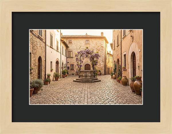 Cobbled Courtyard Serenity