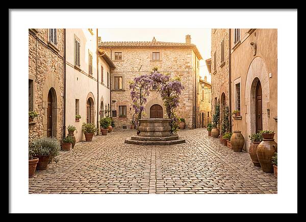 Cobbled Courtyard Serenity