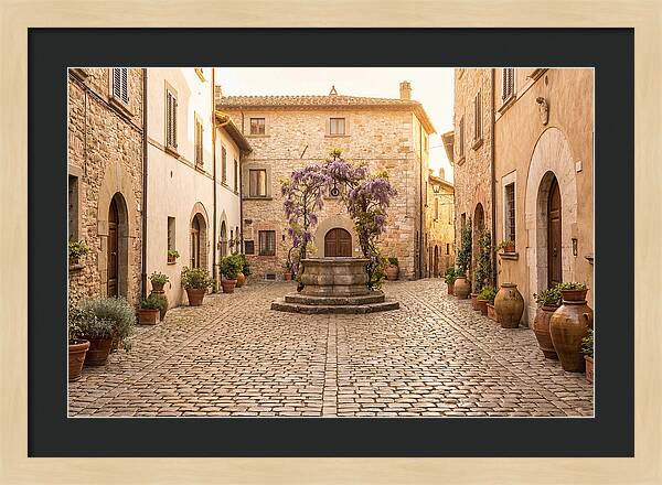 Cobbled Courtyard Serenity