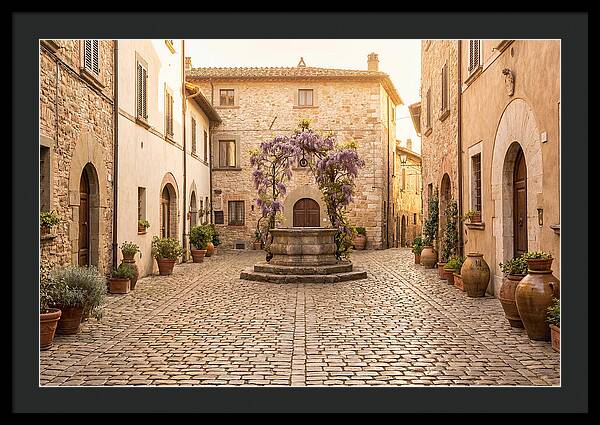 Cobbled Courtyard Serenity