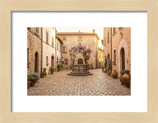 Cobbled Courtyard Serenity