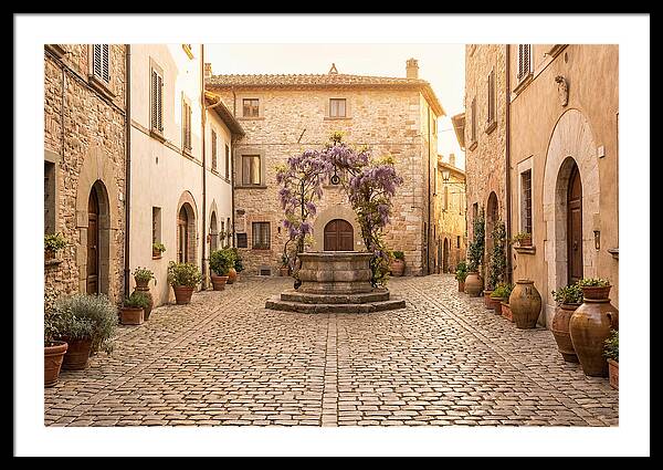 Cobbled Courtyard Serenity