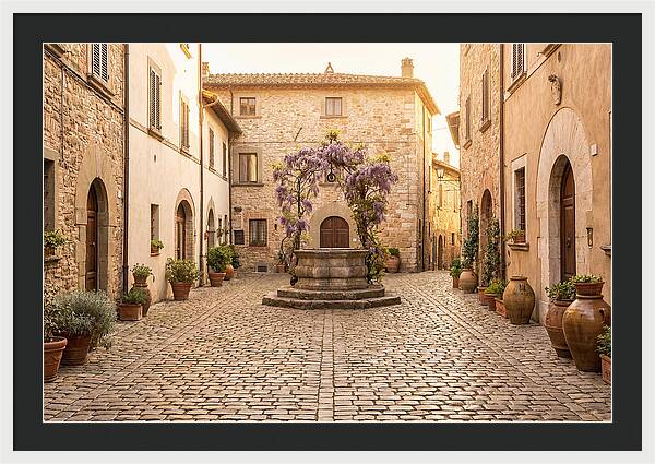 Cobbled Courtyard Serenity