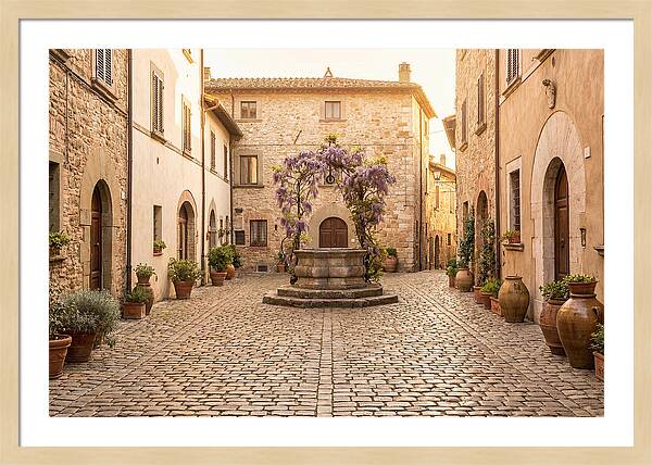 Cobbled Courtyard Serenity