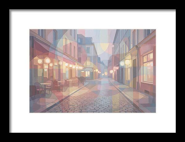 Cobblestone Street Lights