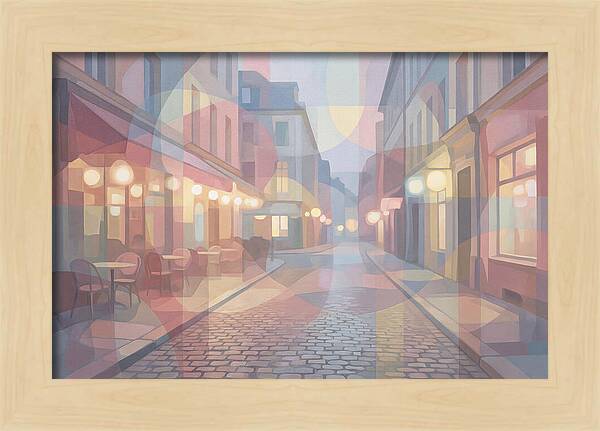 Cobblestone Street Lights