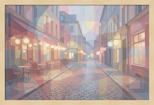 Cobblestone Street Lights