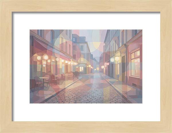 Cobblestone Street Lights