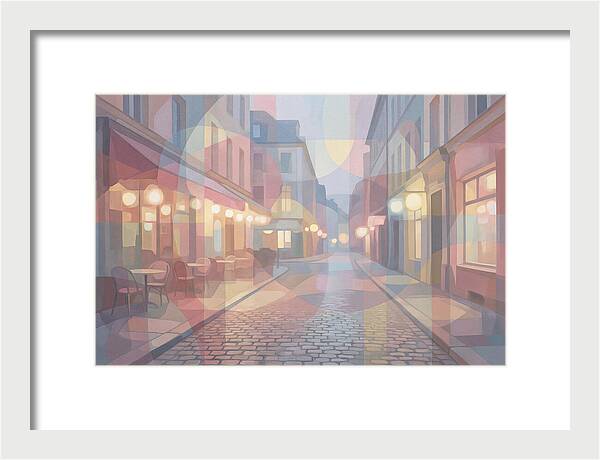 Cobblestone Street Lights