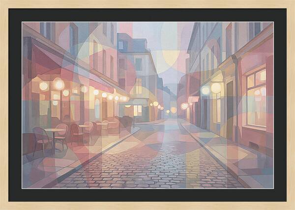 Cobblestone Street Lights