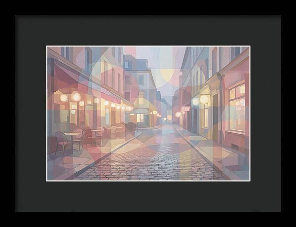 Cobblestone Street Lights