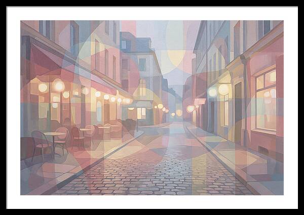 Cobblestone Street Lights