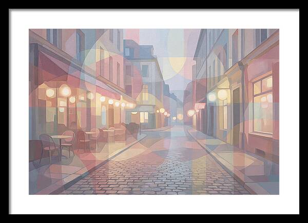 Cobblestone Street Lights