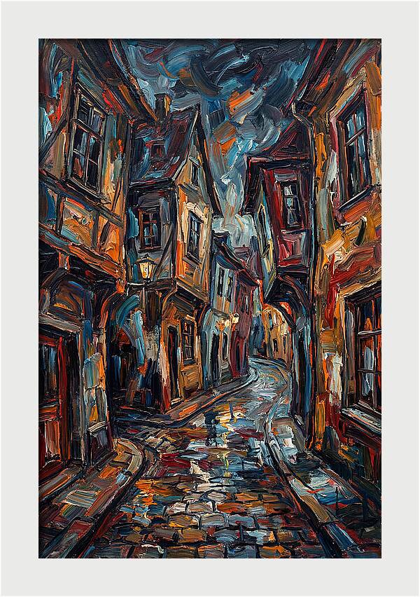 Cobblestone Street Serenity