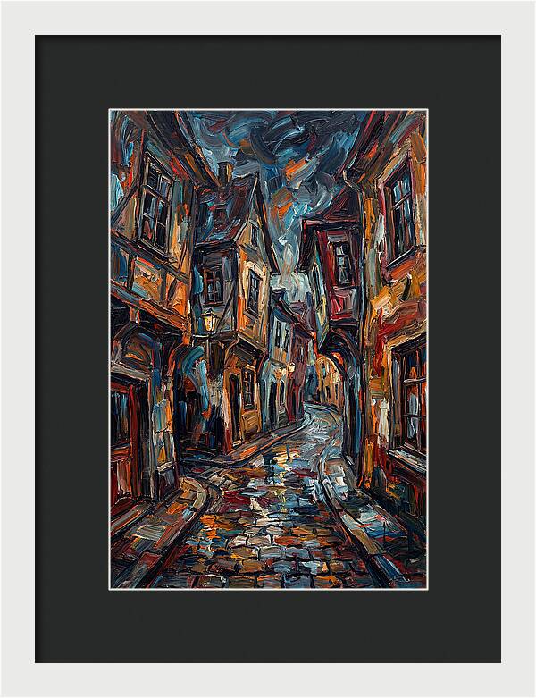Cobblestone Street Serenity