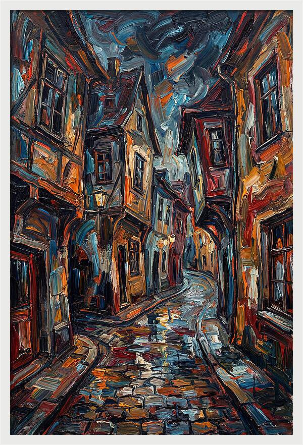 Cobblestone Street Serenity