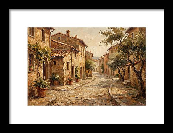 Cobblestone Street Serenity