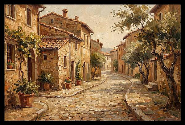 Cobblestone Street Serenity