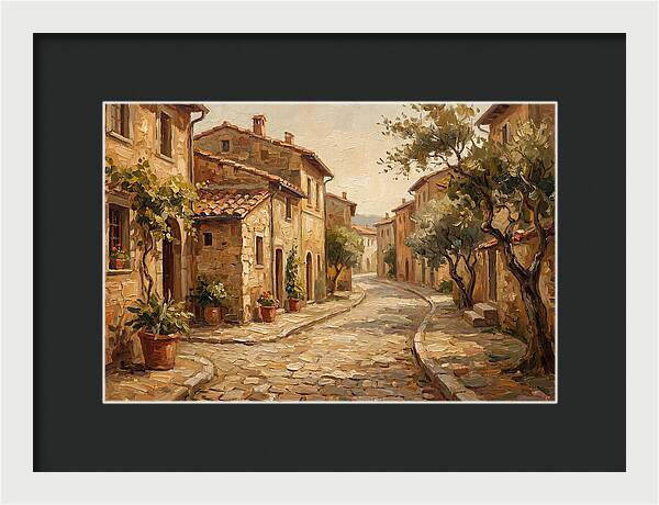 Cobblestone Street Serenity