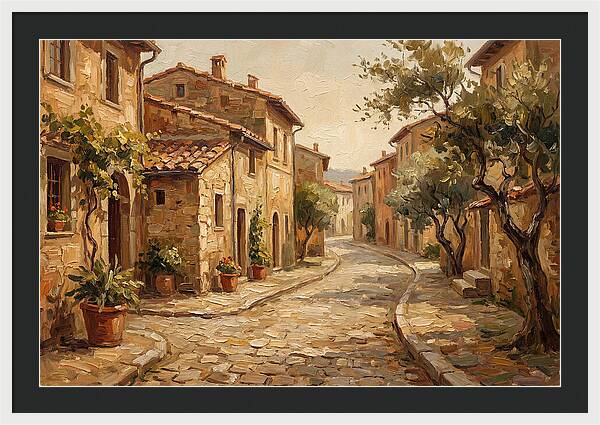 Cobblestone Street Serenity