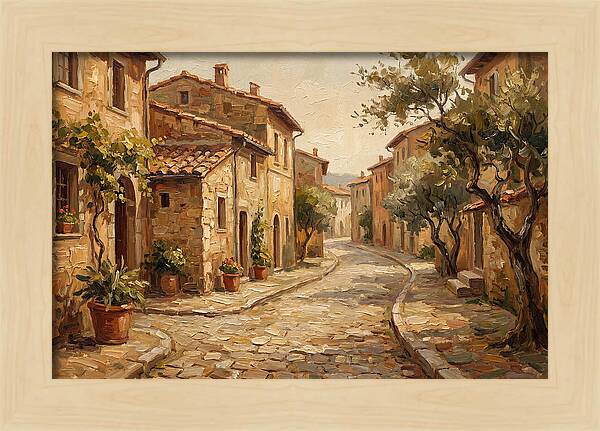 Cobblestone Street Serenity