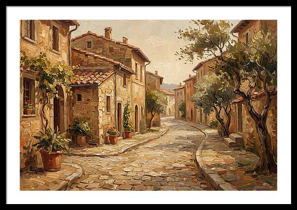 Cobblestone Street Serenity