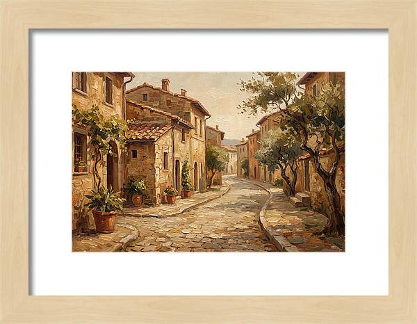 Cobblestone Street Serenity