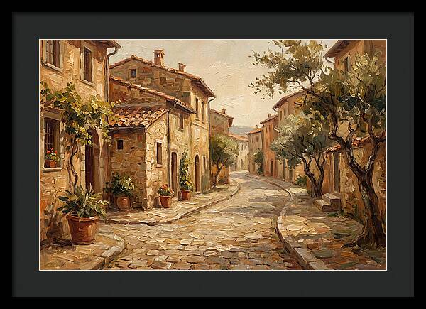 Cobblestone Street Serenity