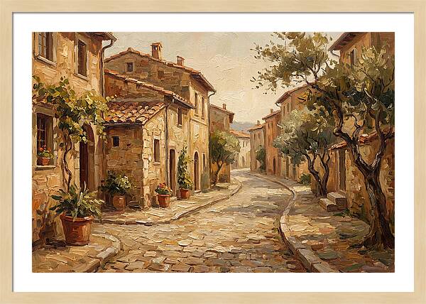 Cobblestone Street Serenity