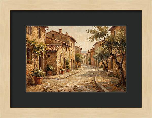 Cobblestone Street Serenity