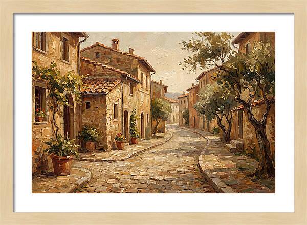 Cobblestone Street Serenity