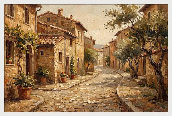 Cobblestone Street Serenity