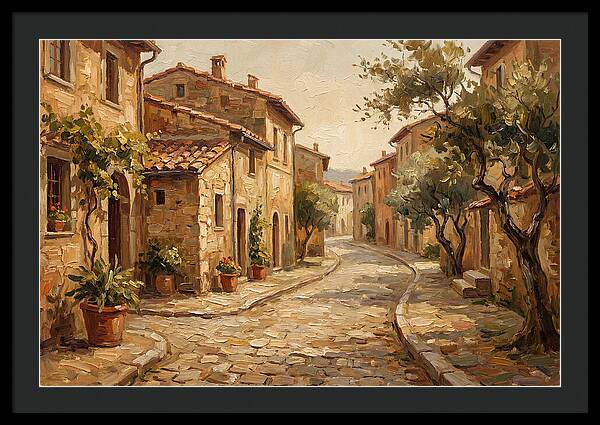 Cobblestone Street Serenity