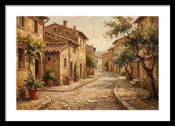 Cobblestone Street Serenity