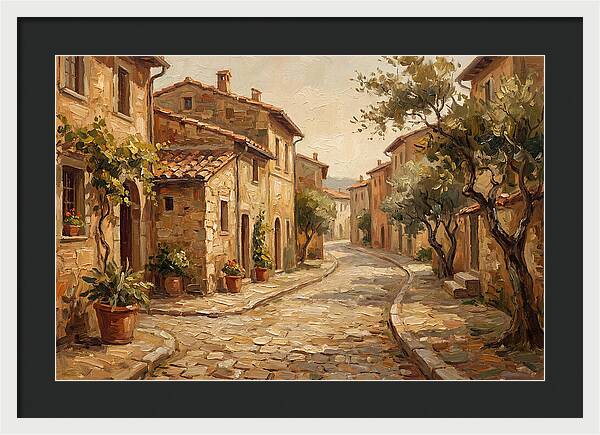 Cobblestone Street Serenity