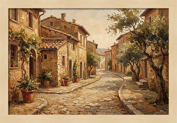 Cobblestone Street Serenity