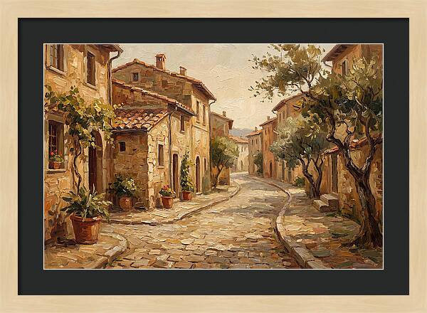 Cobblestone Street Serenity