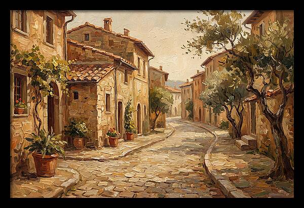 Cobblestone Street Serenity