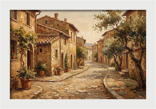 Cobblestone Street Serenity
