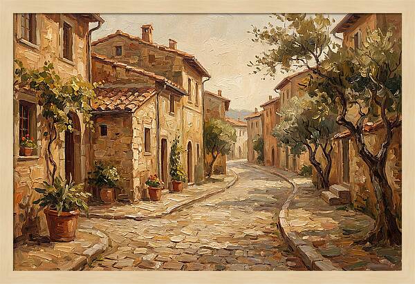 Cobblestone Street Serenity