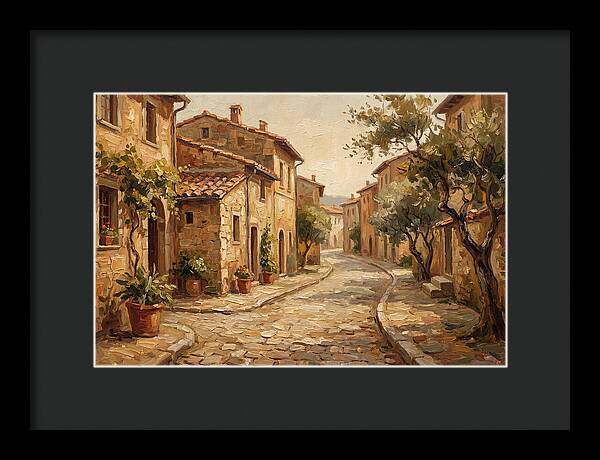 Cobblestone Street Serenity