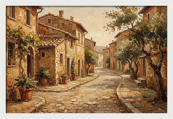 Cobblestone Street Serenity